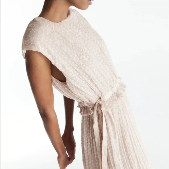 Zara Cream Midi Dress - Picture 3 of 14